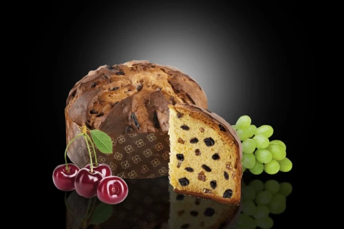 Loison - Panettone AMARENA - cu stafide și cireșe negre confiate 500g